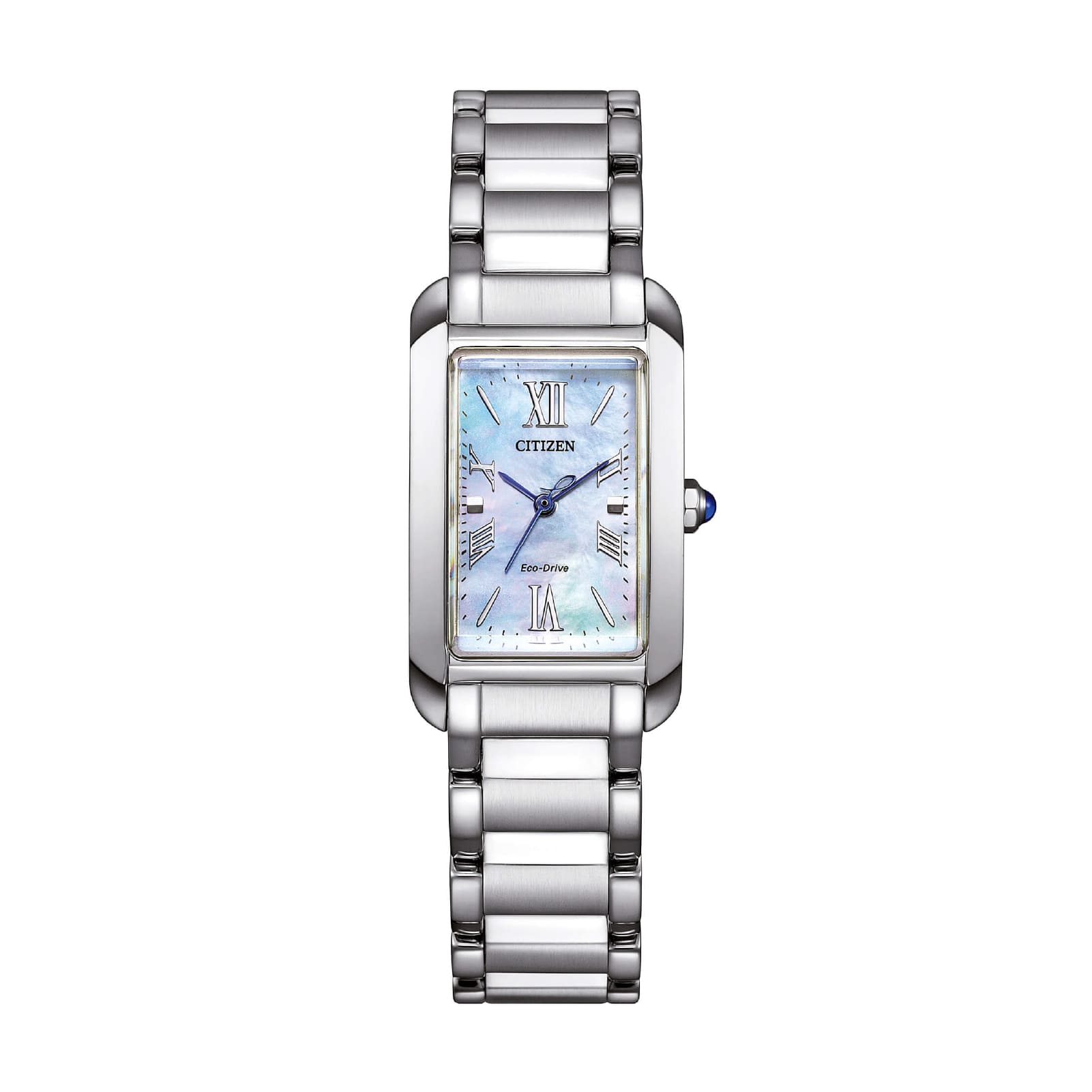 Orologio solo tempo Citizen EL Square quadrante madreperla blu MISURA UNICA