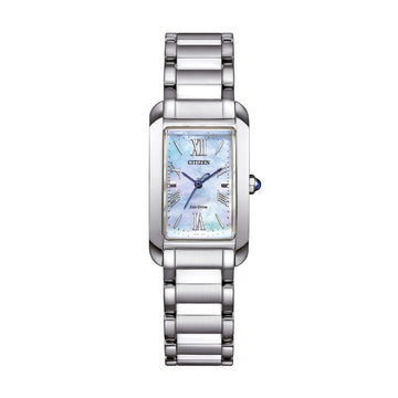 Orologio solo tempo Citizen EL Square quadrante madreperla blu MISURA UNICA