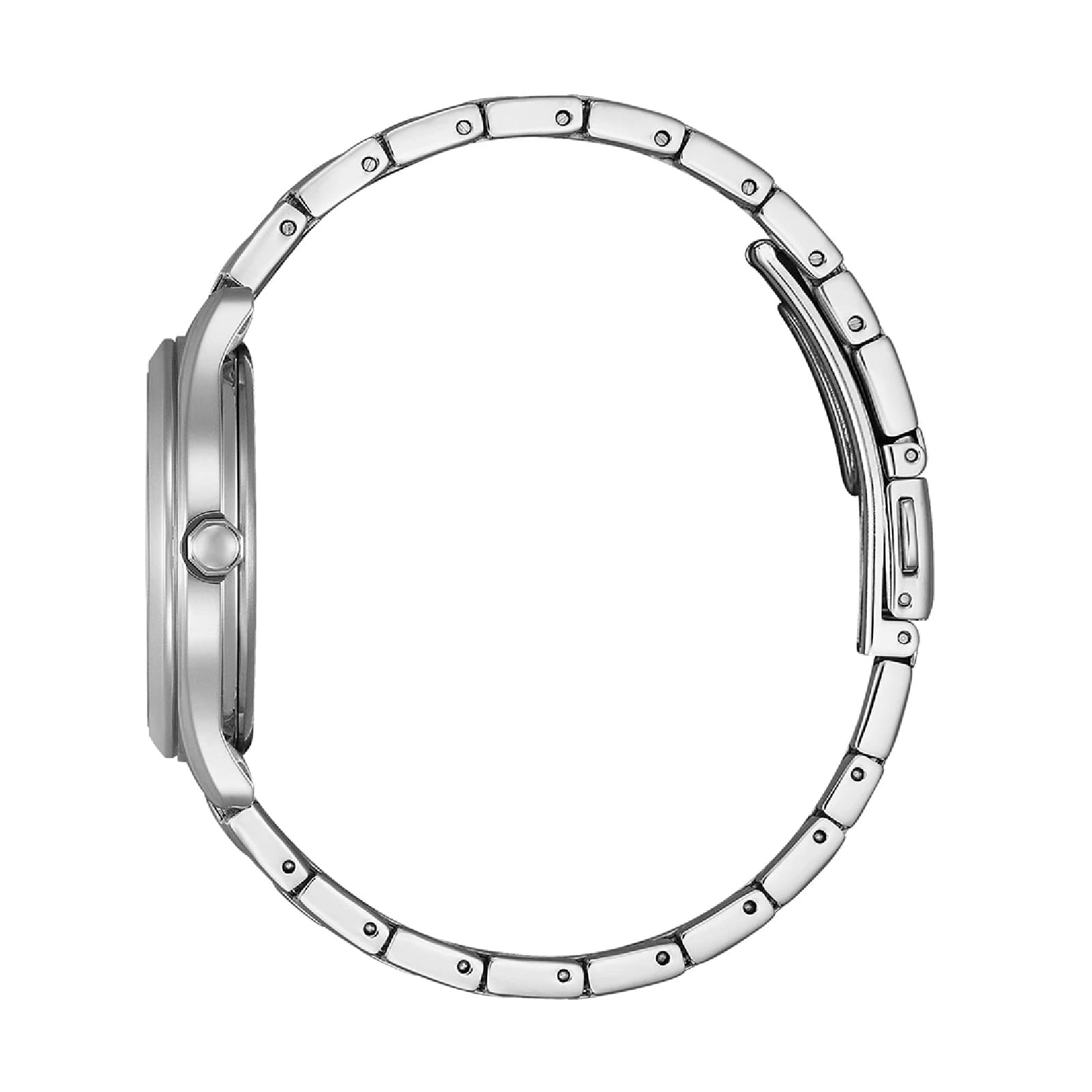 Orologio solo tempo Citizen in acciaio e quadrante bianco MISURA UNICA