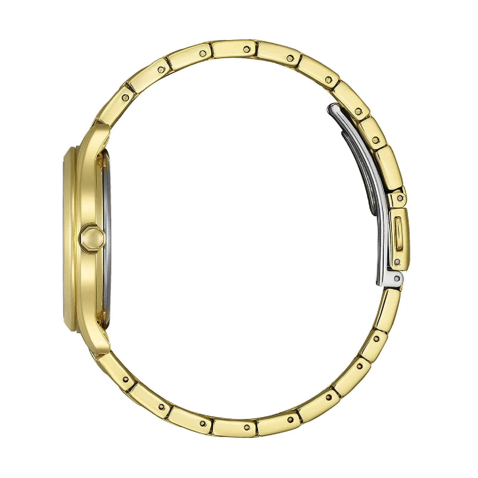 Orologio Citizen Eco drive acciaio dorato quadrante bianco donna MISURA UNICA