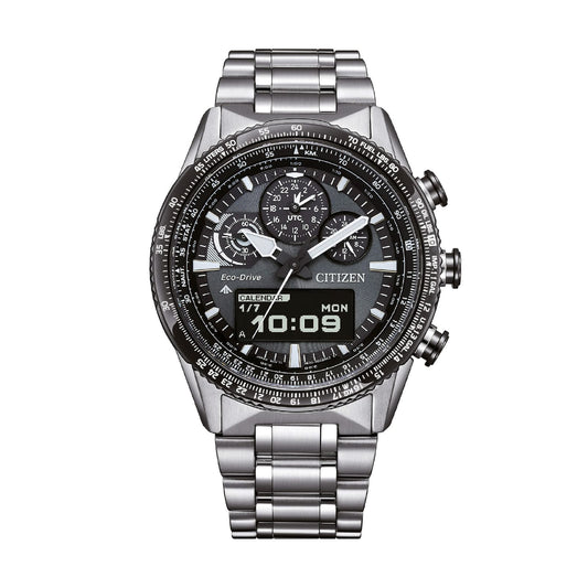 Orologio multifunzione Citizen Skyhawk U830 in acciaio da uomo MISURA UNICA