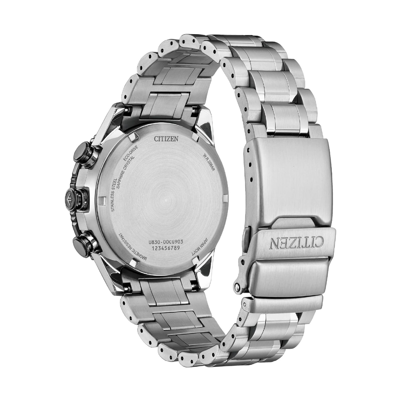 Orologio multifunzione Citizen Skyhawk U830 in acciaio da uomo MISURA UNICA