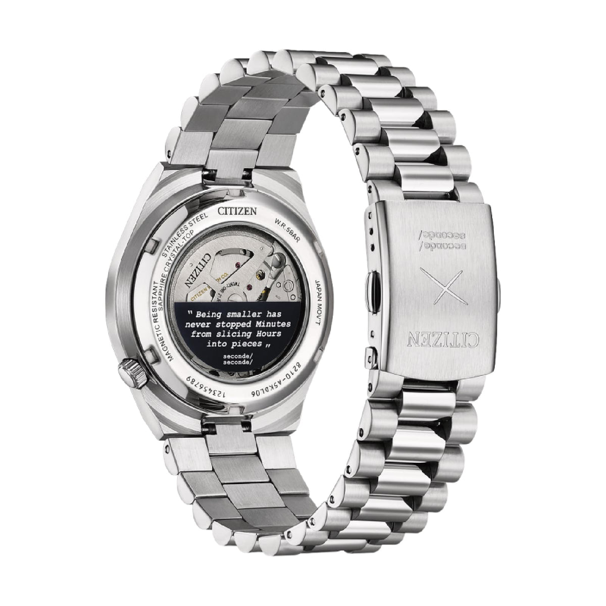 Orologio solo tempo Citizen Tsuyosa con quadrante azzurro