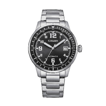 Orologio uomo meccanico Citizen acciaio quadrante grigio MISURA UNICA