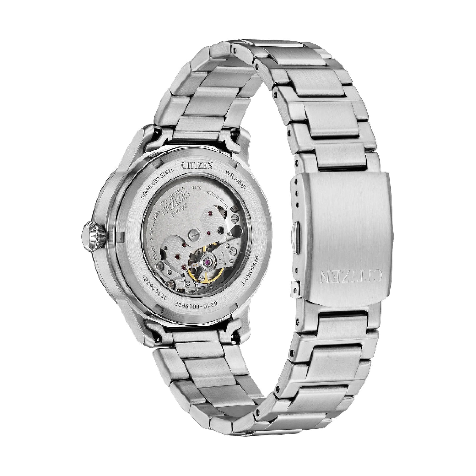 Orologio uomo meccanico Citizen acciaio quadrante grigio MISURA UNICA