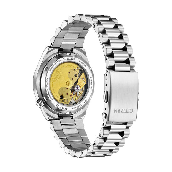 Orologio Citizen Tsuyosa in acciaio con quadrante azzurro MISURA UNICA