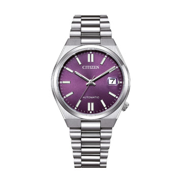 Orologio solo tempo Citizen con quadrante viola da uomo MISURA UNICA