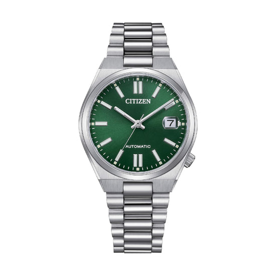 Orologio Citizen Tsuyosa in acciaio con quadrante verde MISURA UNICA