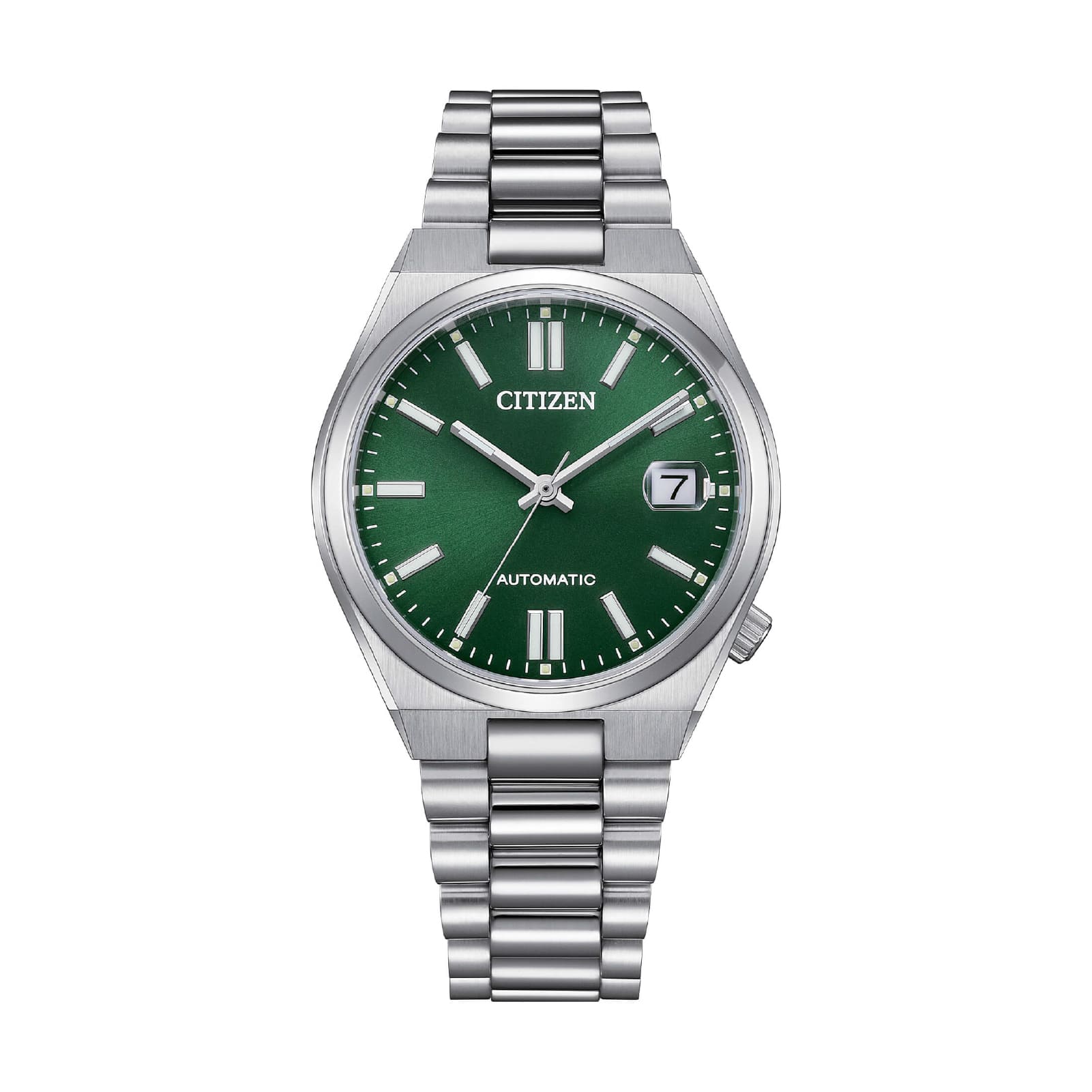 Orologio Citizen Tsuyosa in acciaio con quadrante verde MISURA UNICA