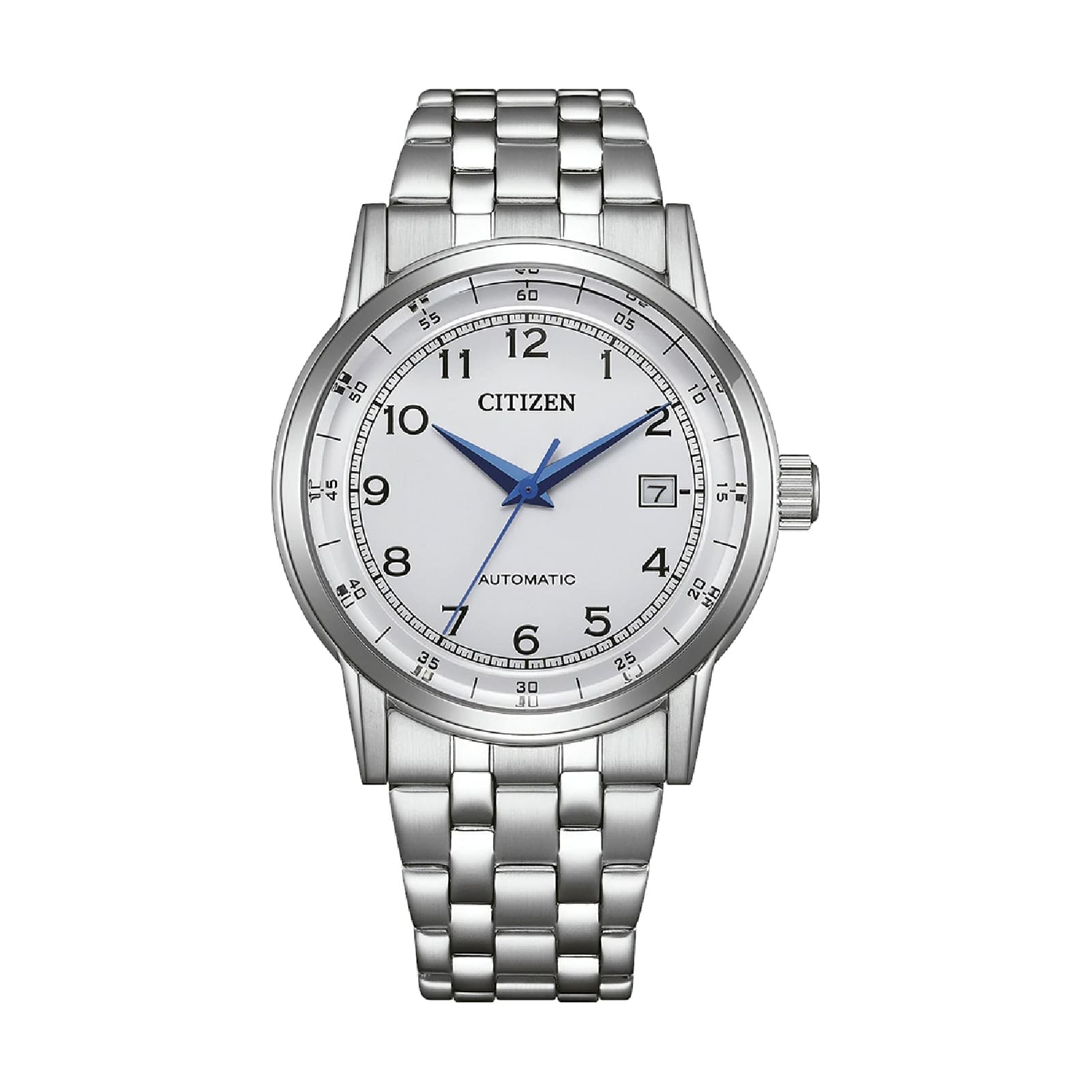 Orologio solo tempo Citizen in acciaio con quadrante bianco MISURA UNICA