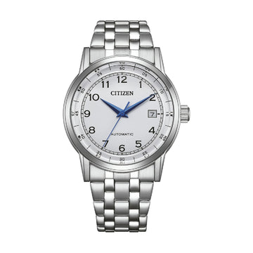 Orologio solo tempo Citizen in acciaio con quadrante bianco MISURA UNICA