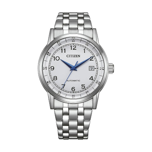 Orologio solo tempo Citizen in acciaio con quadrante bianco MISURA UNICA