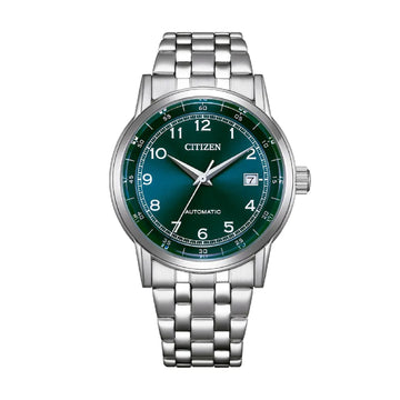 Orologio solo tempo Citizen in acciaio con quadrante verde MISURA UNICA