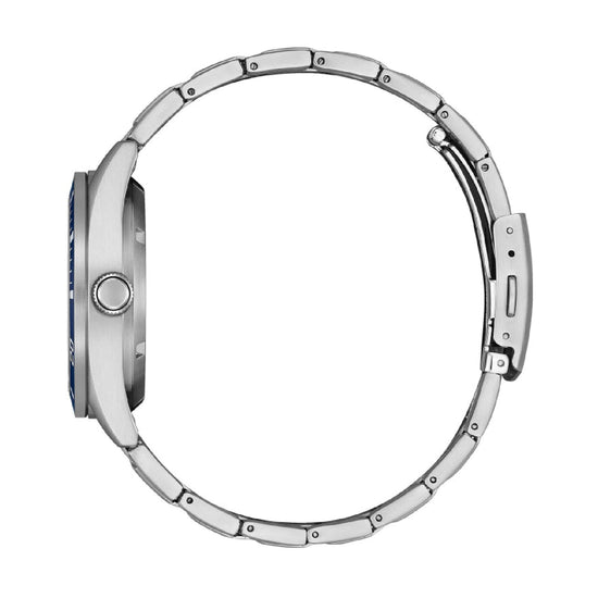 Orologio solo tempo Citizen in acciaio con quadrante blu MISURA UNICA