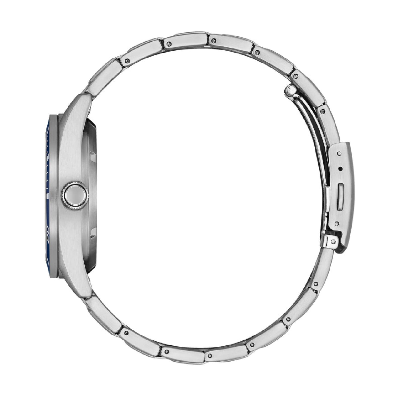 Orologio solo tempo Citizen in acciaio con quadrante blu MISURA UNICA