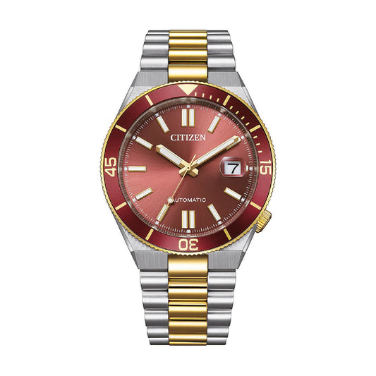 Orologio solo tempo Citizen Tsuyosa con bracciale bicolore MISURA UNICA