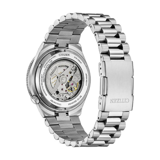 Orologio solo tempo Citizen Tsuyosa Shore in acciaio e nero MISURA UNICA