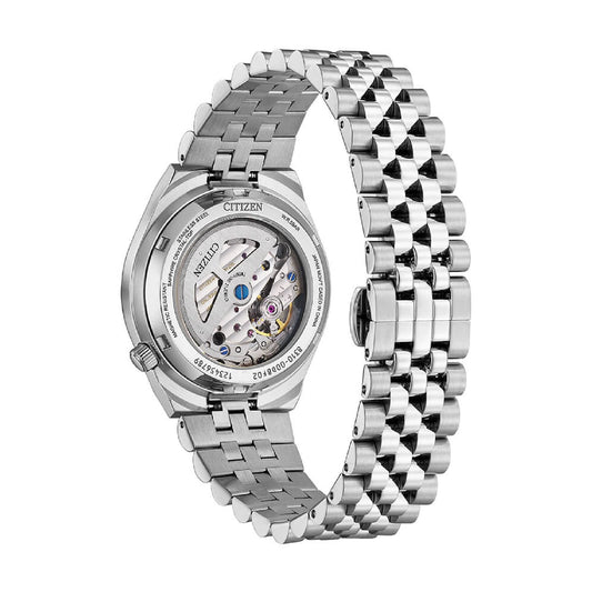 Orologio solo tempo Citizen Tsuyosa in acciaio e nero 37mm MISURA UNICA