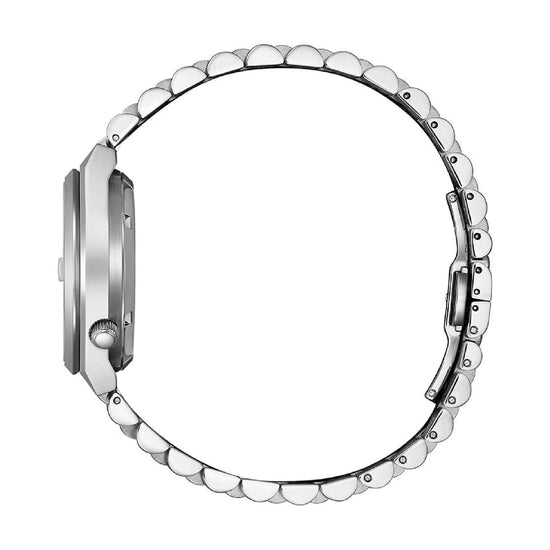 Orologio solo tempo Citizen Tsuyosa in acciaio e nero 37mm MISURA UNICA
