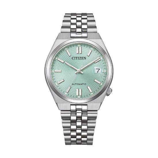 Orologio solo tempo Citizen Tsuyosa in acciaio e verde 37mm MISURA UNICA