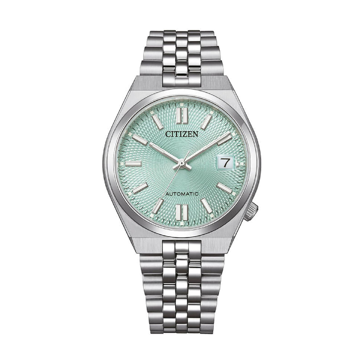 Orologio solo tempo Citizen Tsuyosa in acciaio e verde 37mm MISURA UNICA