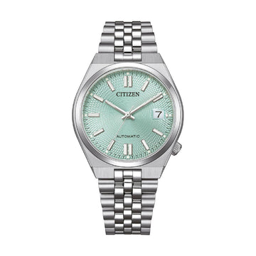 Orologio solo tempo Citizen Tsuyosa in acciaio e verde 37mm MISURA UNICA