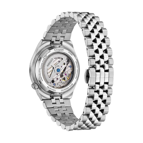 Orologio solo tempo Citizen Tsuyosa in acciaio e verde 37mm MISURA UNICA