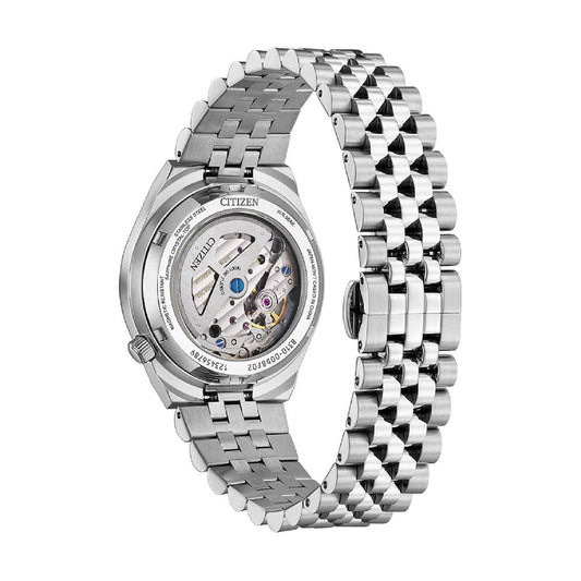 Orologio solo tempo Citizen Tsuyosa in acciaio e verde 37mm MISURA UNICA