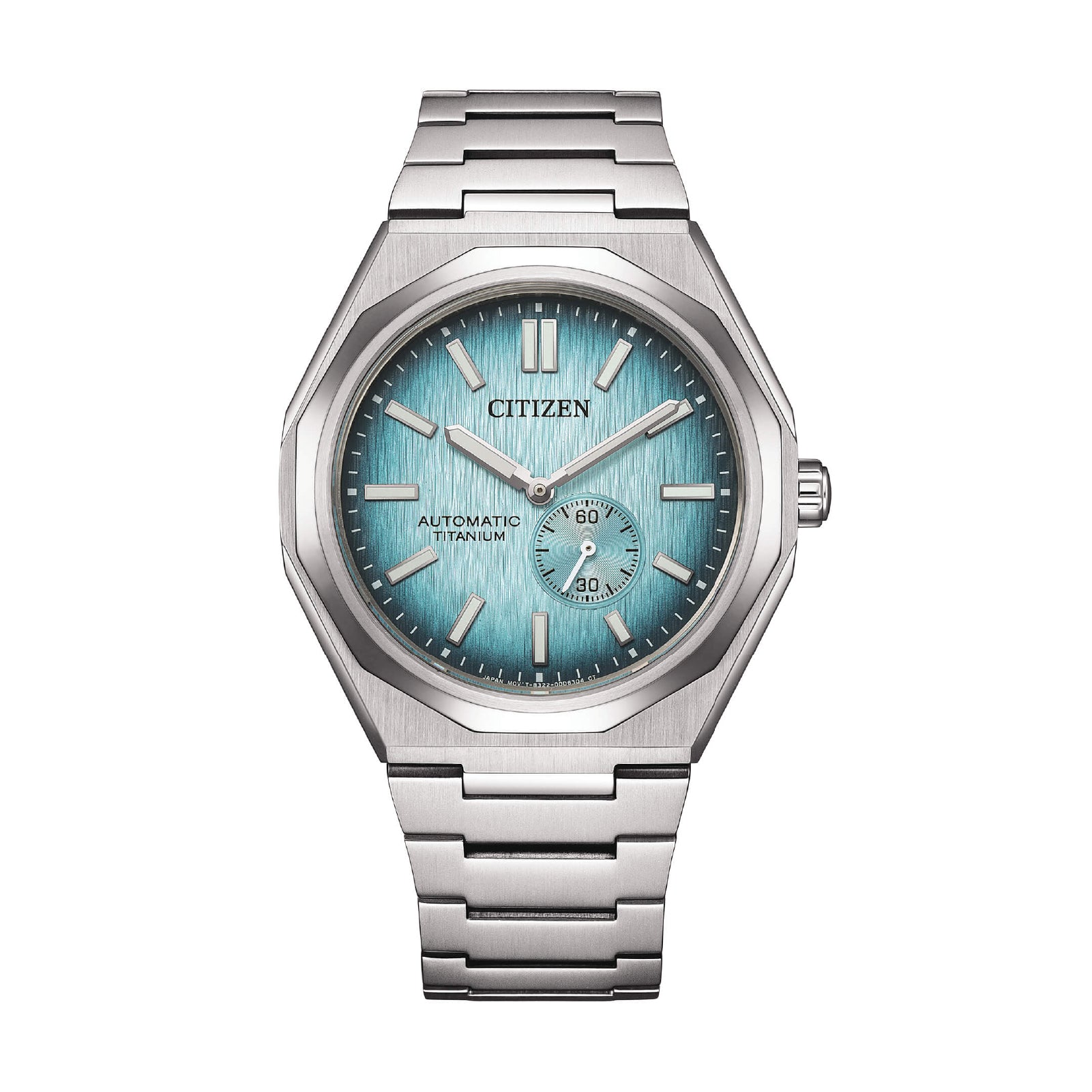 Orologio automatico Citizen in super titanio quadrante azzurro MISURA UNICA