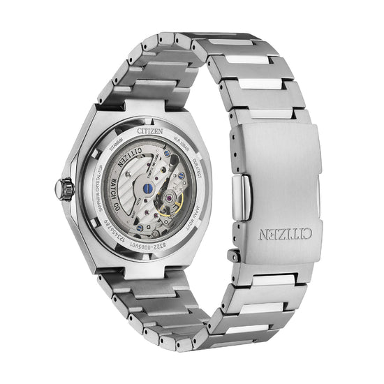 Orologio automatico Citizen in super titanio quadrante blu MISURA UNICA