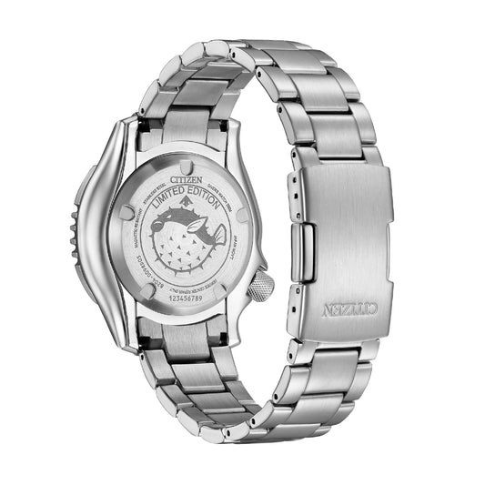 Orologio solo tempo Citizen in acciaio argento e blu da uomo MISURA UNICA