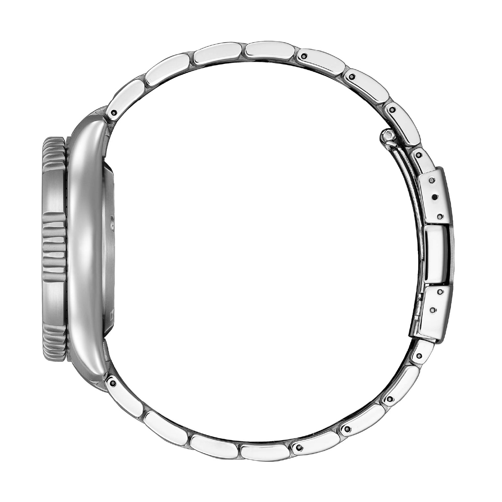 Orologio solo tempo Citizen in acciaio argento e blu da uomo MISURA UNICA