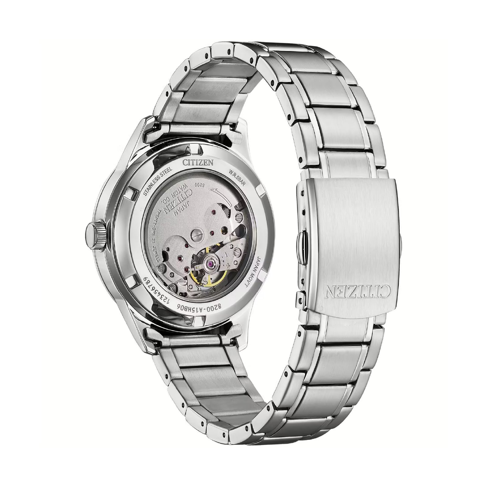 Orologio uomo meccanico Citizen in acciaio quadrante verde MISURA UNICA