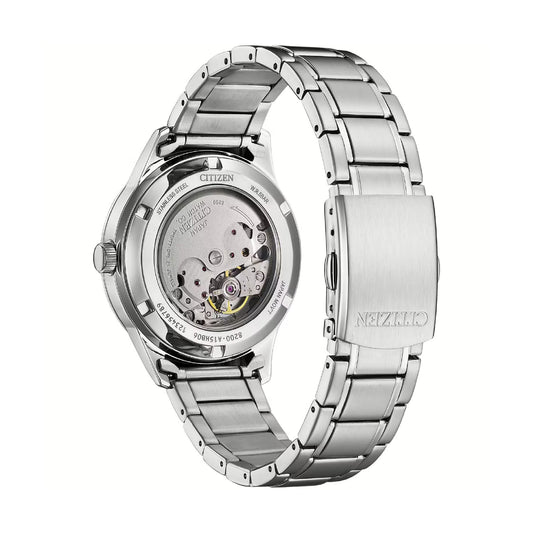 Orologio uomo meccanico Citizen in acciaio quadrante verde MISURA UNICA