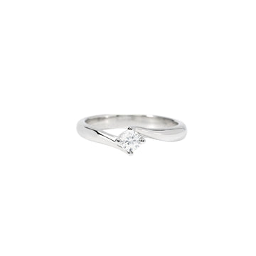 Anello solitario Mabina con diamanti Lab-Grown ct.0,20