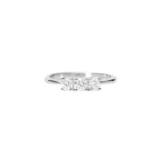 Anello trilogy Mabina My Diamond in argento con diamanti 0,15ct 13