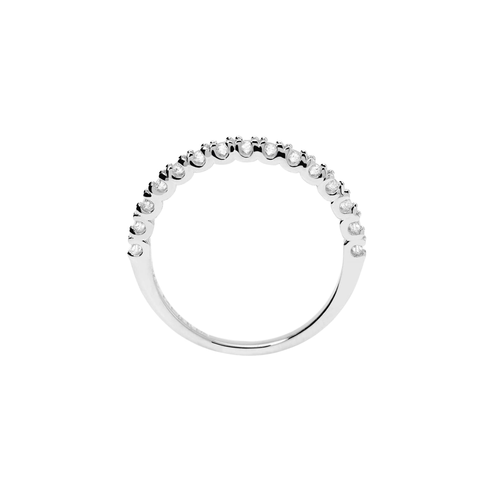 Anello veretta Mabina My Diamond in argento diamanti 0,18ct 13