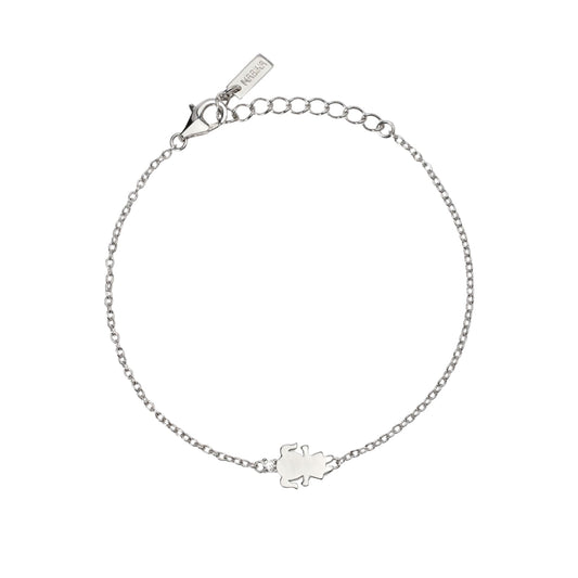 Bracciale Mabina con sagoma Bambina e diamante