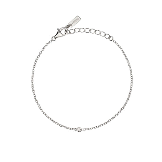 Bracciale Mabina con diamante Lab Grown centrale