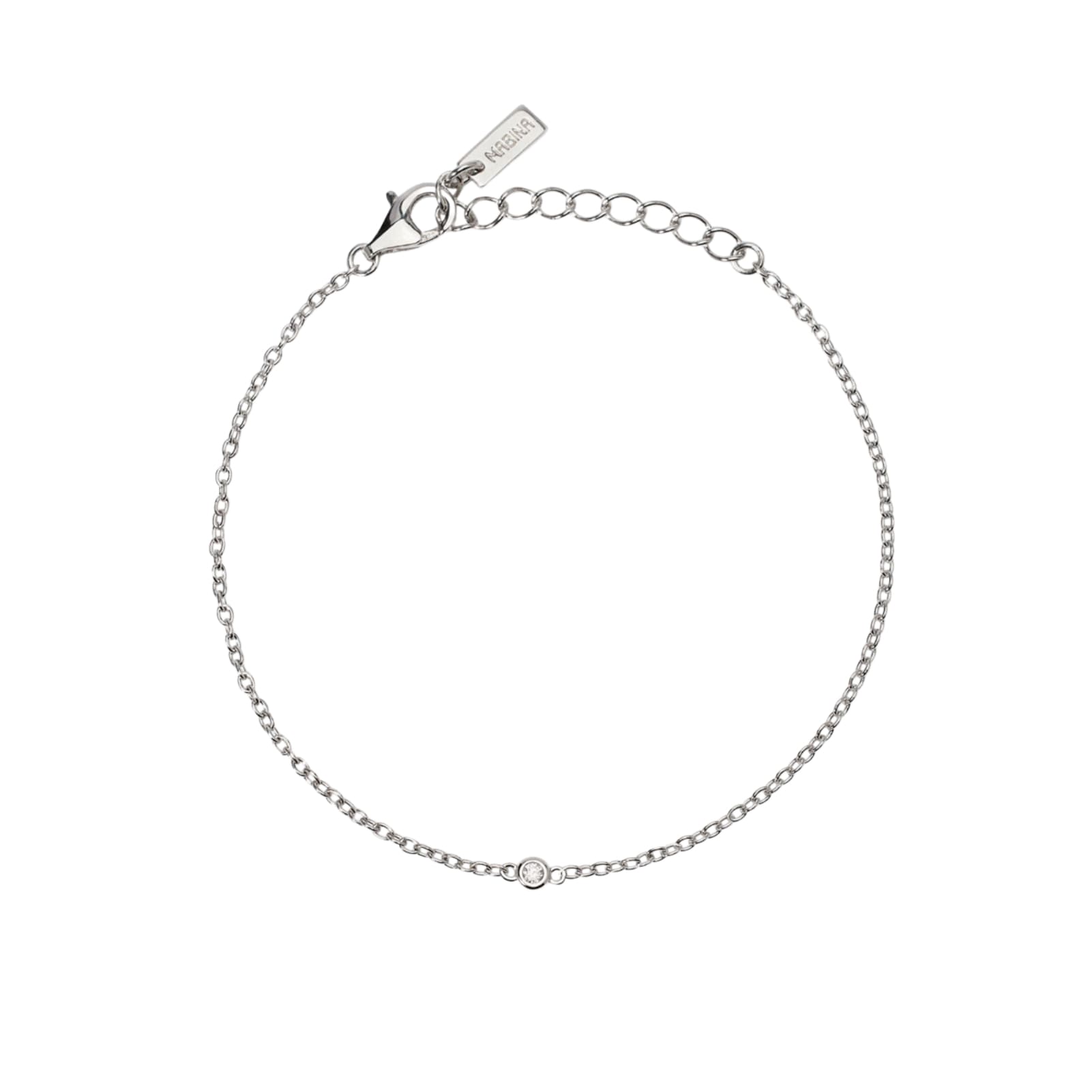 Bracciale Mabina con diamante Lab Grown centrale