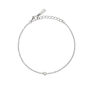 Bracciale Mabina con diamante centrale Lab Grown