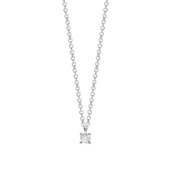 Collana Mabina con diamante Lab Grown incastonato