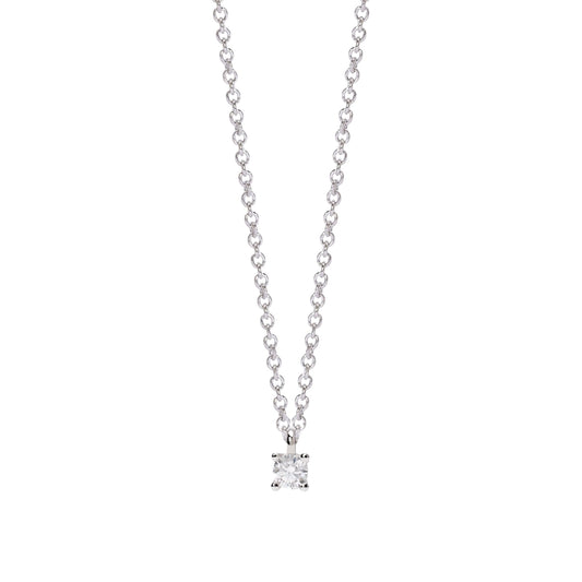 Collana Mabina con diamante Lab Grown incastonato