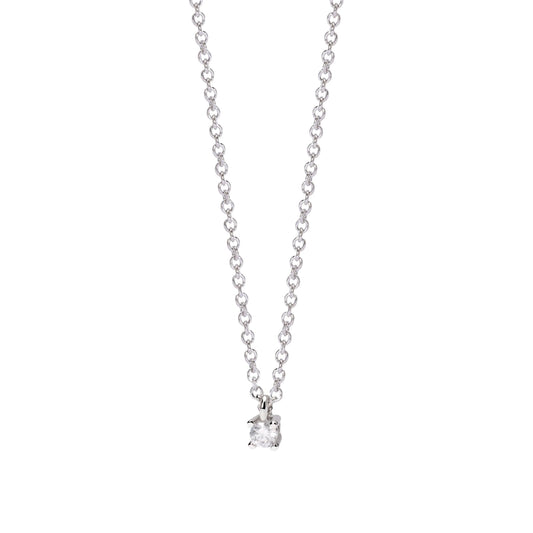 Collana Mabina con diamante Lab Grown incastonato