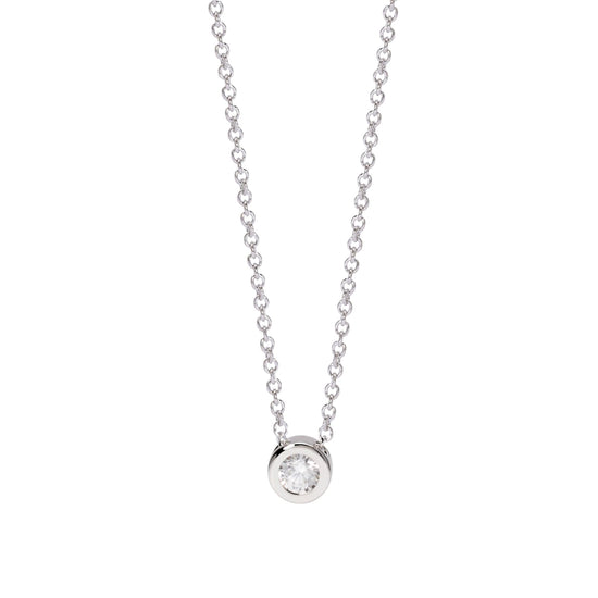 Collana Mabina con diamante Lab Grown pendente