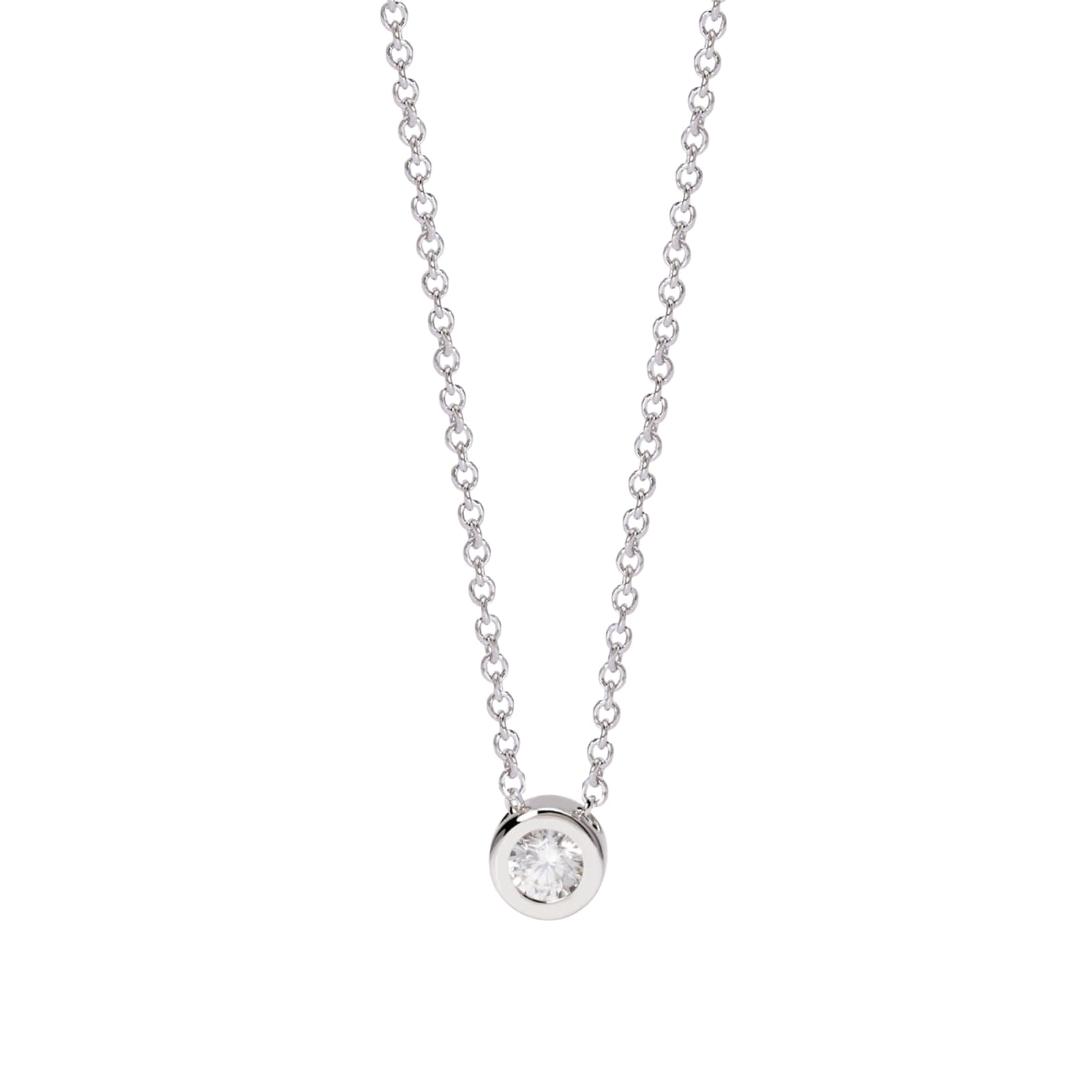 Collana Mabina con diamante Lab Grown pendente