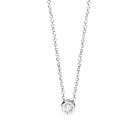 Collana Mabina con diamante Lab Grown pendente