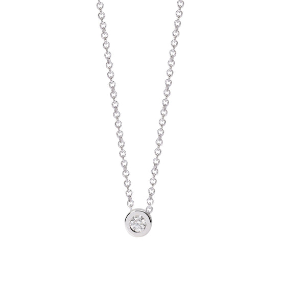 Collana Mabina con diamante Lab Grown pendente
