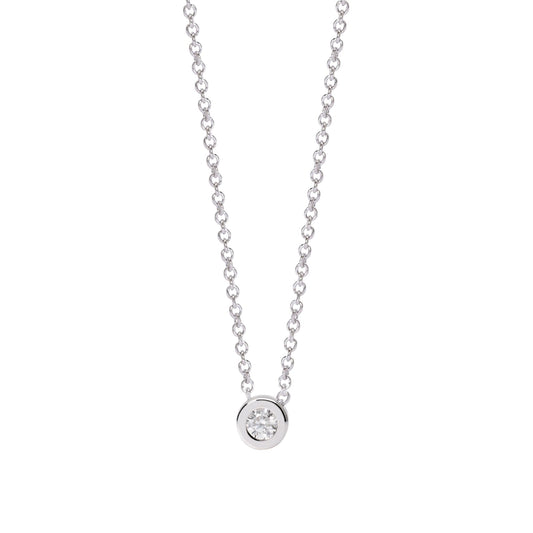 Collana Mabina con diamante Lab Grown pendente