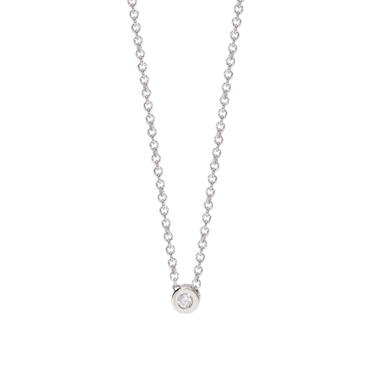 Collana Mabina con diamante Lab Grown incastonato
